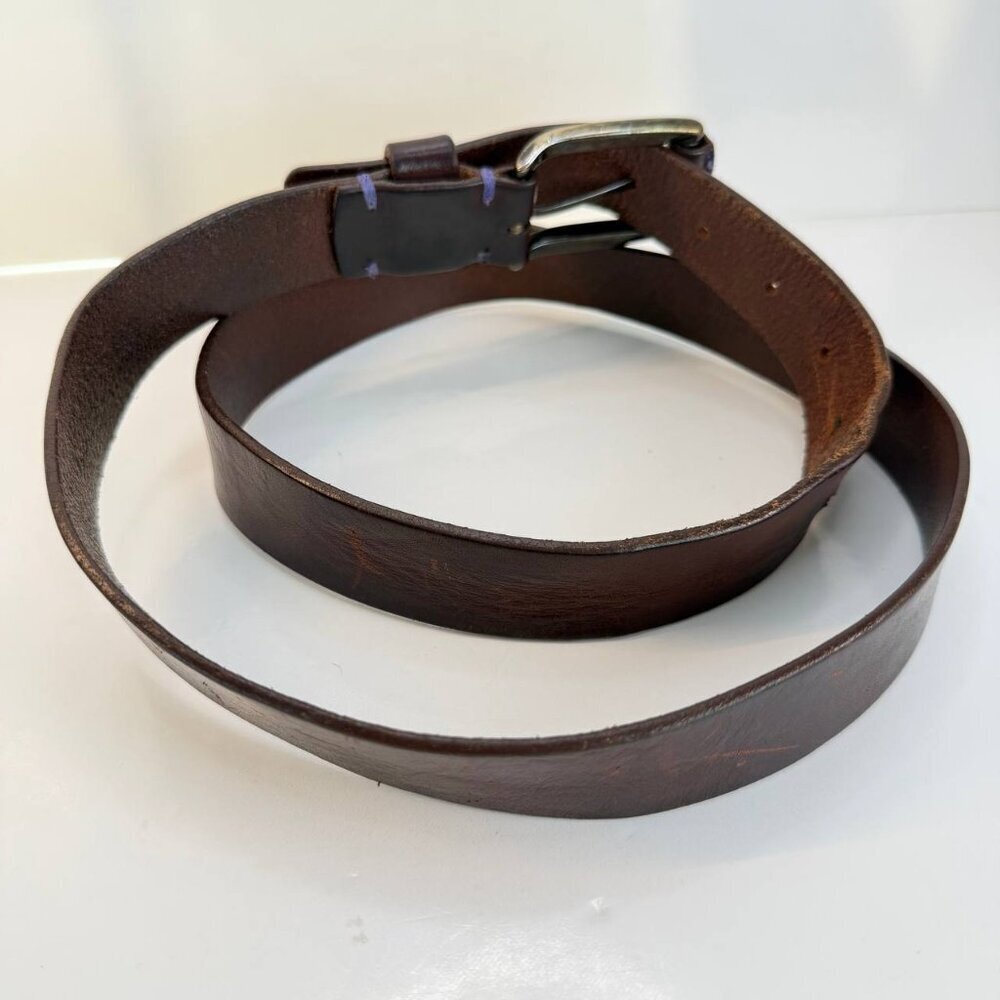 Men’s Ted Baker London Leather Belt – Made in Italy – Size 34 (110 cm) - Picture 13 of 13